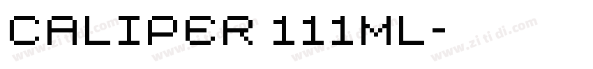 CALIPER 111ML字体转换